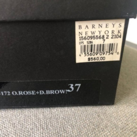 Dries Van Noten Brown and Silver Stacked Heels - Picture 7 of 8